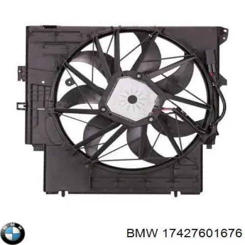 17427601676 BMW Дифузор (кожух) радіатора охолодження