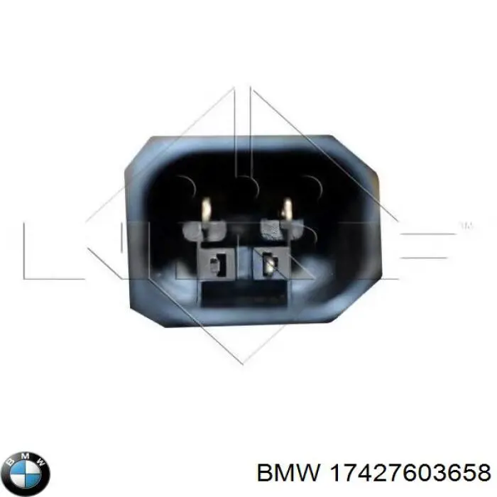 17427603658 BMW Дифузор радіатора охолодження, в зборі з мотором і крильчаткою