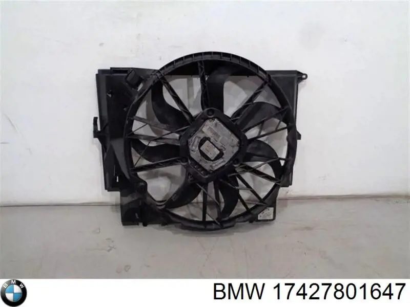 Купити 17427788907 BMW Дифузор радіатора охолодження, в зборі з двигуном і крильчаткою