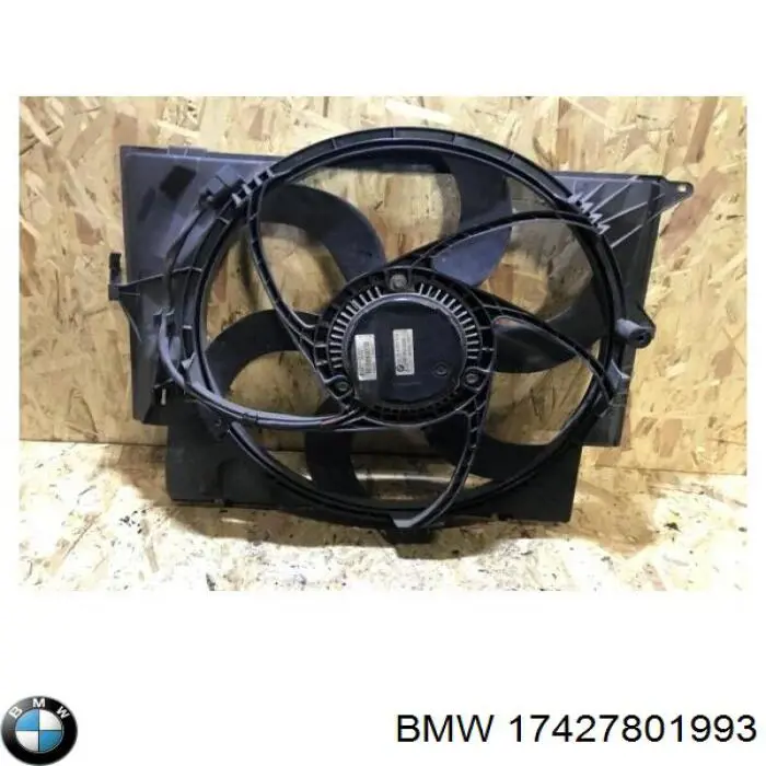 Купити 17427801993 BMW Дифузор радіатора охолодження, в зборі з двигуном і крильчаткою