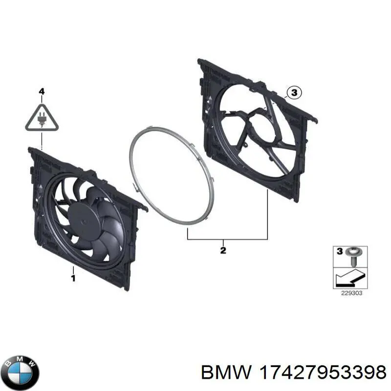 CFF549000P Mahle Original Дифузор радіатора охолодження, в зборі з мотором і крильчаткою