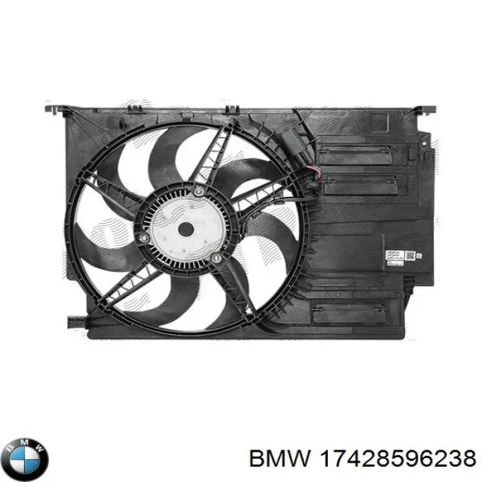 17428596238 BMW Облицювання рамки радіатора