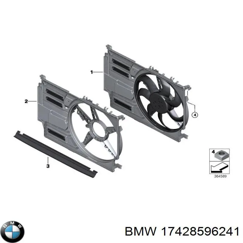 Купити 17428596241 BMW 