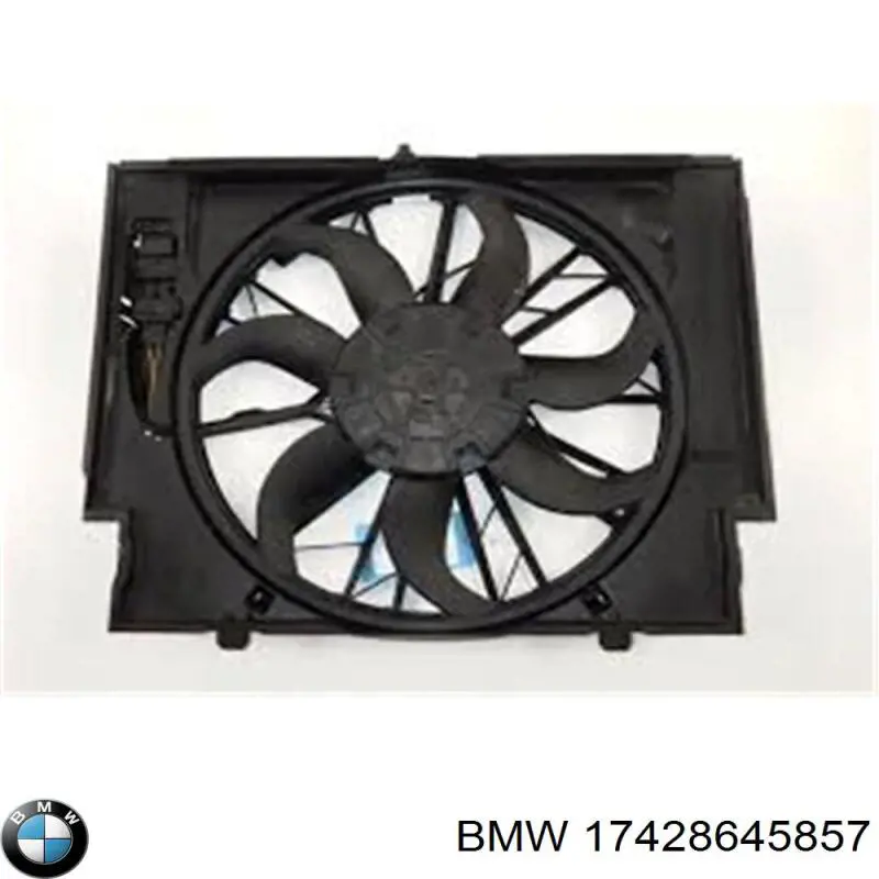 Дифузор (кожух) радіатора охолодження BMW 17428645857 ціна, від 126.98 USD