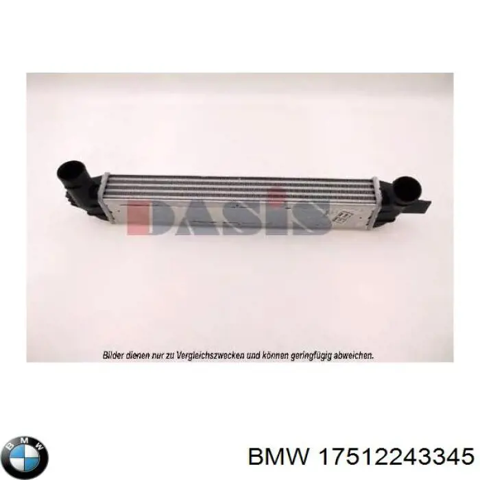 Система охолодження наддувочного повітря BMW 17512243345 ціна, від 98.76 USD