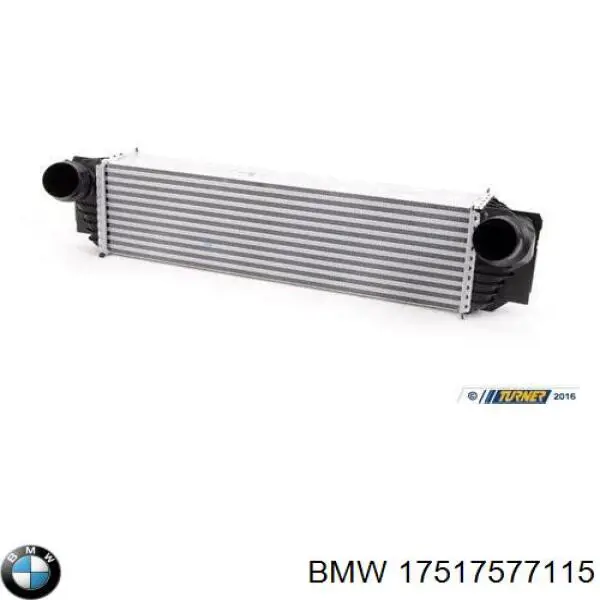 17517577115 BMW радіатор интеркуллера