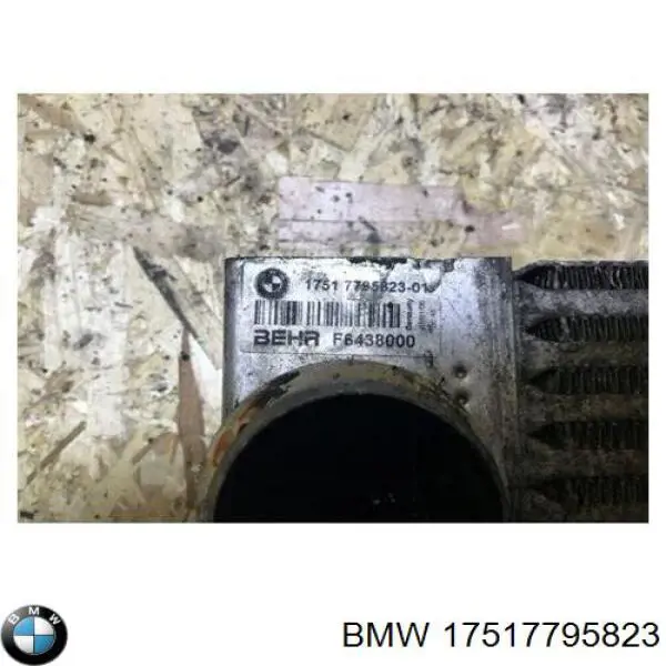 Купити 17517795823 BMW Радіатор интеркуллера