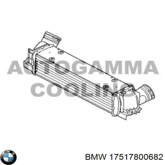 Система охолодження наддувочного повітря BMW 17517800682 ціна, від 125.57 USD