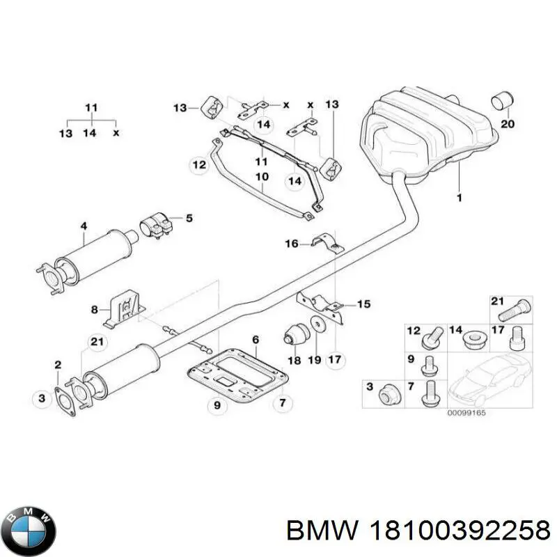 Купити 18100392258 BMW 