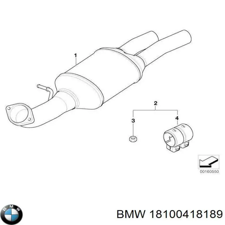  BMW 18100418189 ціна, від 126.69 USD