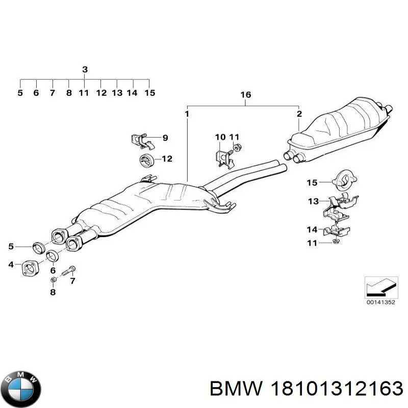 18101312163 BMW 