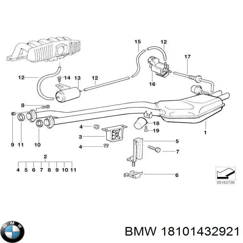 Купити 18101433230 BMW 
