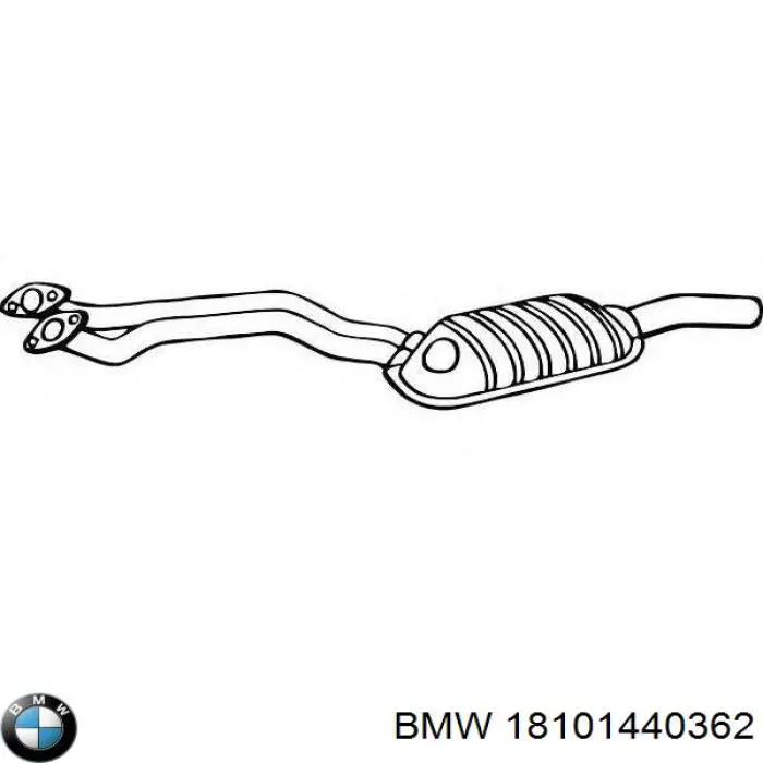 18101440362 BMW Глушник передній