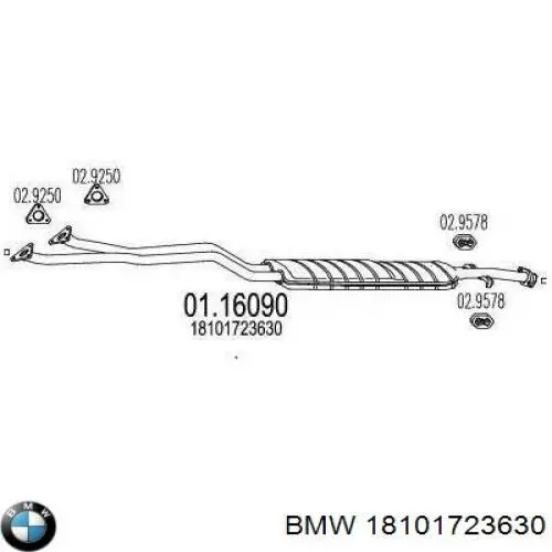  BMW 18101723630 ціна, від 826.65 USD