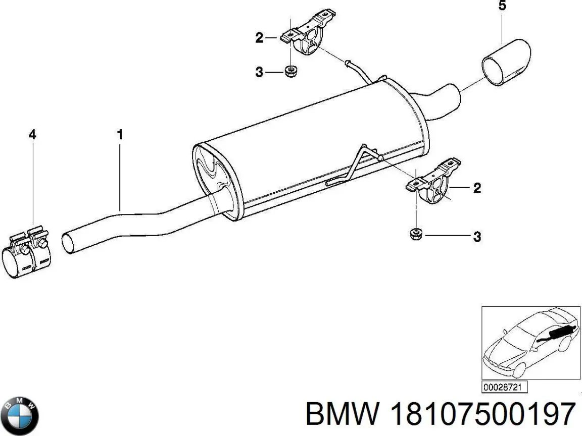 Пристрій іскропогашуючий BMW 18107500197 ціна, від 25.33 USD