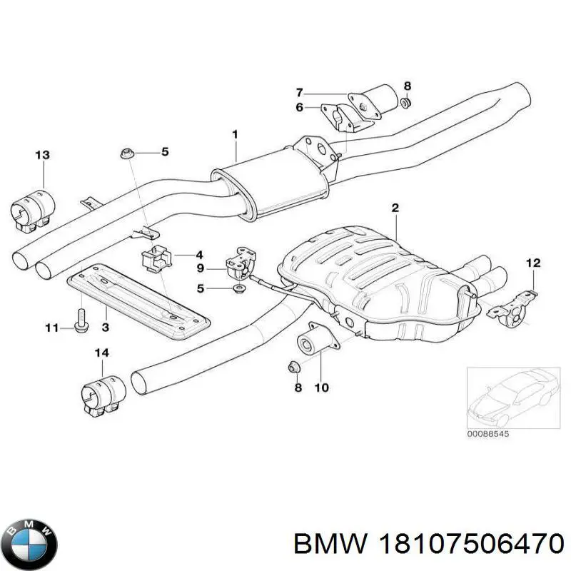 Купити 18107506470 BMW 