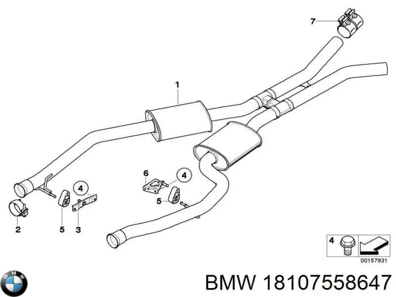  BMW 18107558647 ціна, від 29.44 USD
