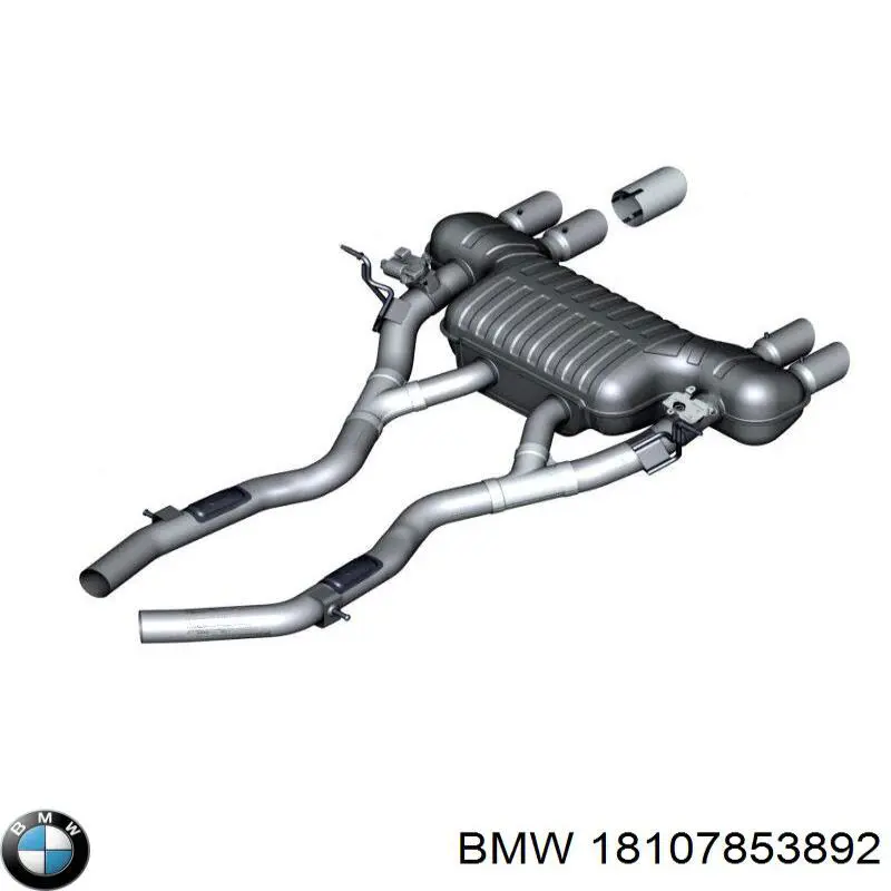 Насадка на глушник BMW 18107853892 ціна, від 136.14 USD