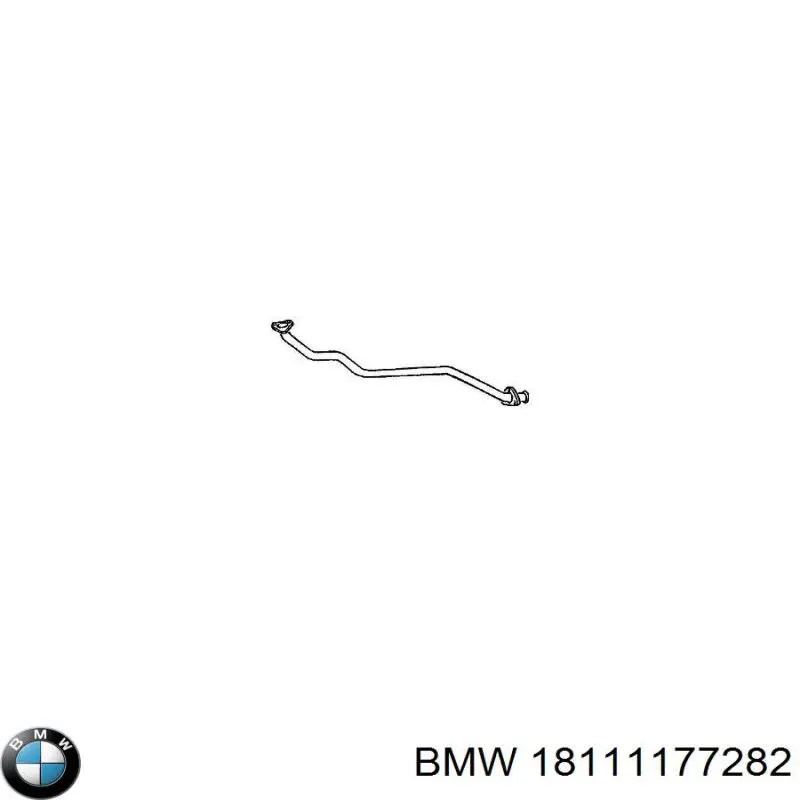 Глушник, передня частина 18111177282 BMW