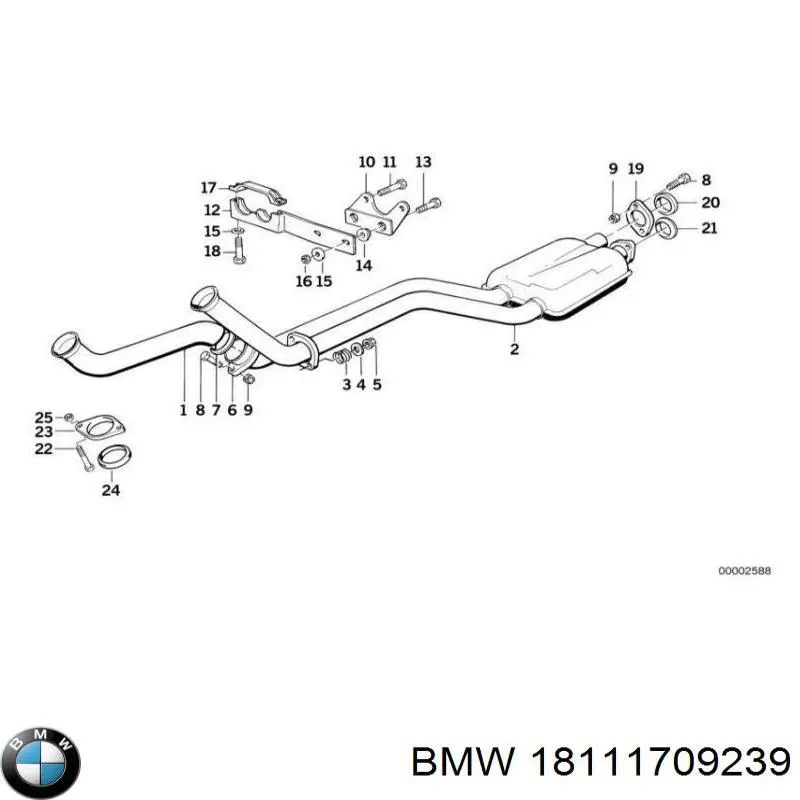 Купити 18111709239 BMW 