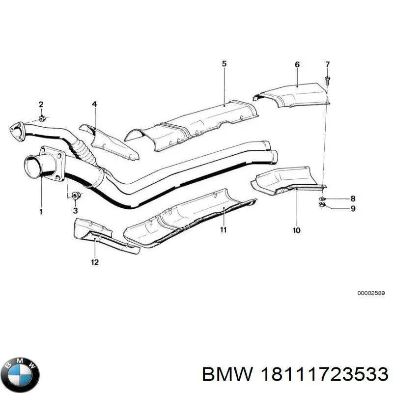 A1269970149 Mercedes Кільце глушника
