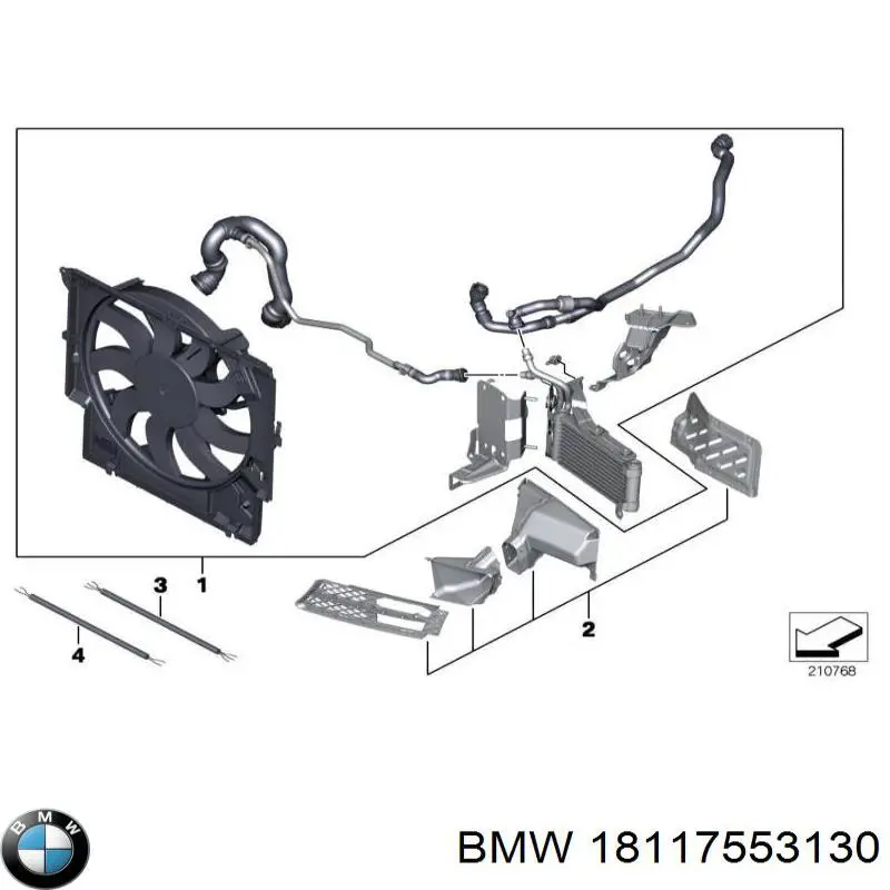 Прокладка прийомної труби глушника BMW 18117553130 ціна, від 16.44 USD