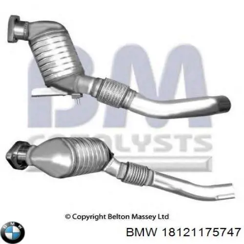 Вихлоп BMW 18121175747 ціна, від 117.19 USD