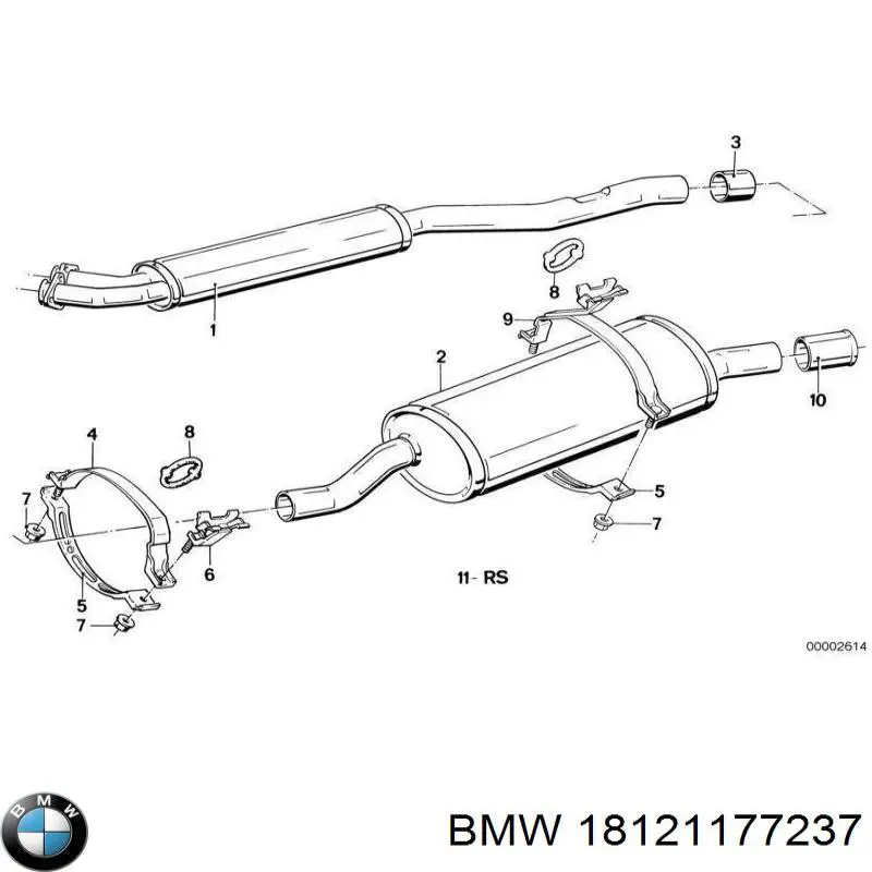  BMW 18121177237 ціна, від 453.18 USD