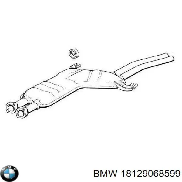 Купити 18129068599 BMW Вихлоп