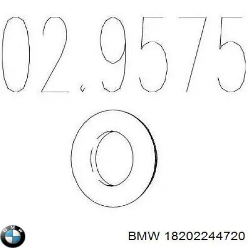 Купити 2244720 BMW Подушка глушника