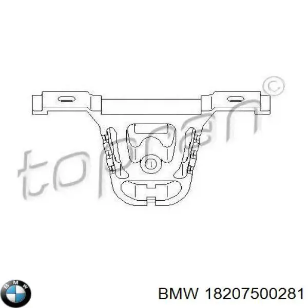 З'єднувальні елементи, система випуску BMW 18207500281 ціна, від 6.30 USD
