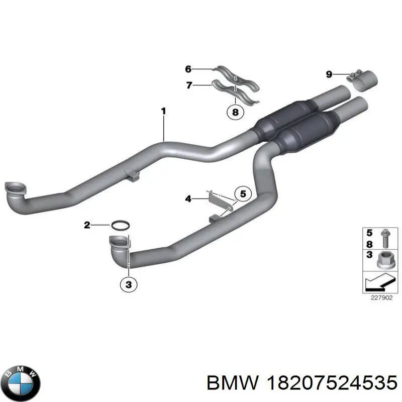  BMW 18207524535 ціна, від 33.99 USD