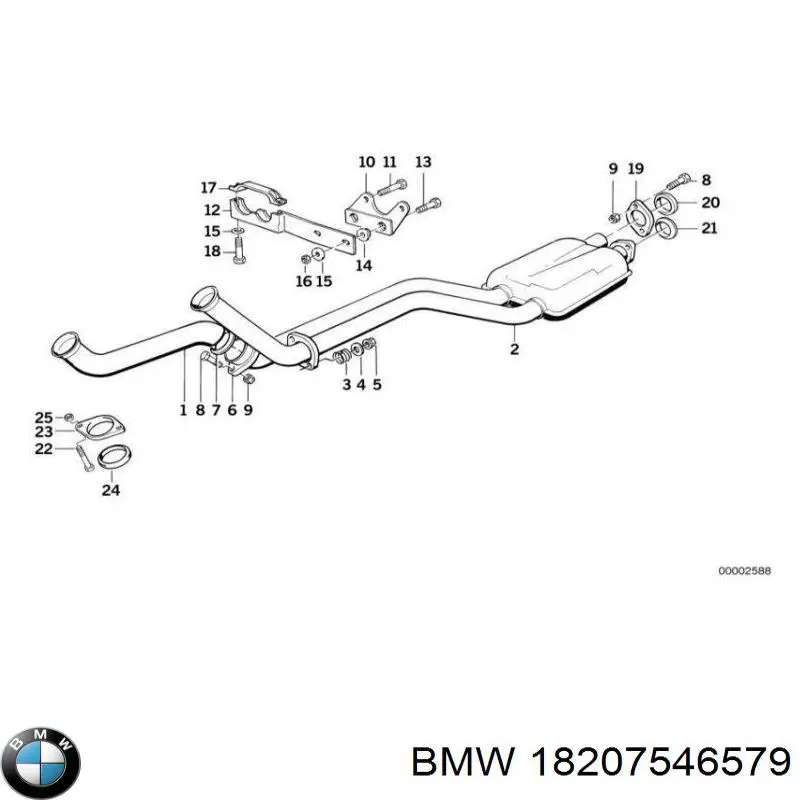  BMW 18207546579 ціна, від 1.63 USD