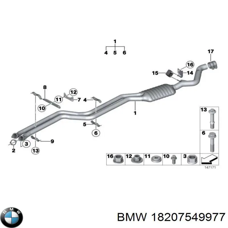 Конденсатор кондиціонера BMW 18207549977 ціна, від 17.74 USD