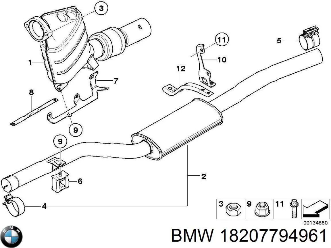  BMW 18207794961 ціна, від 12.67 USD