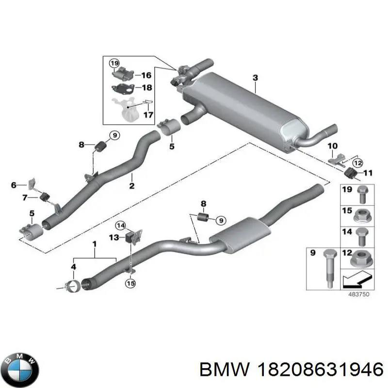  BMW 18208631946 ціна, від 23.33 USD