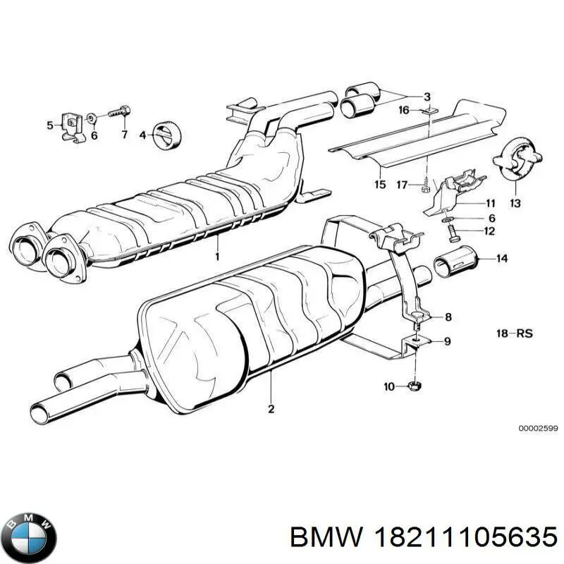 Подушка кріплення глушника BMW 18211105635 ціна, від 1.09 USD