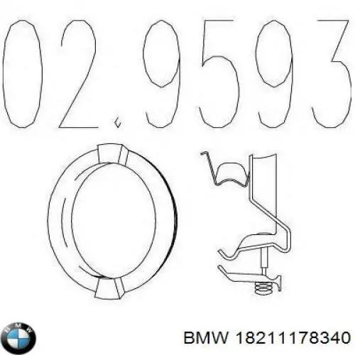 Хомут кріплення глушника задній 4max 0219150036