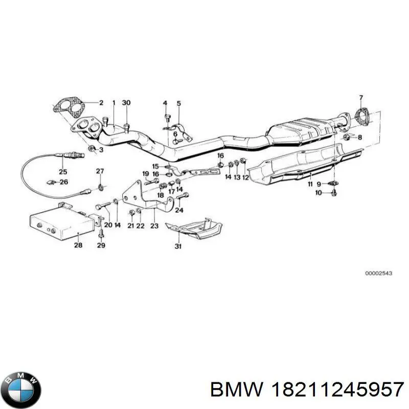  BMW 18211245957 ціна, від 20.13 USD