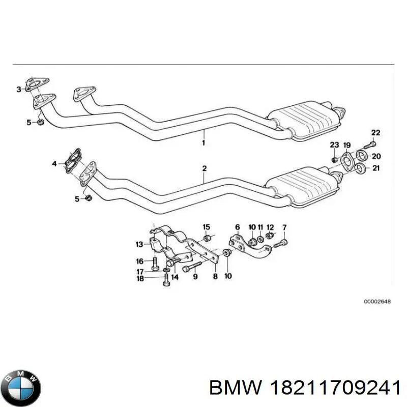 18211709241 BMW Кріплення бампера переднього