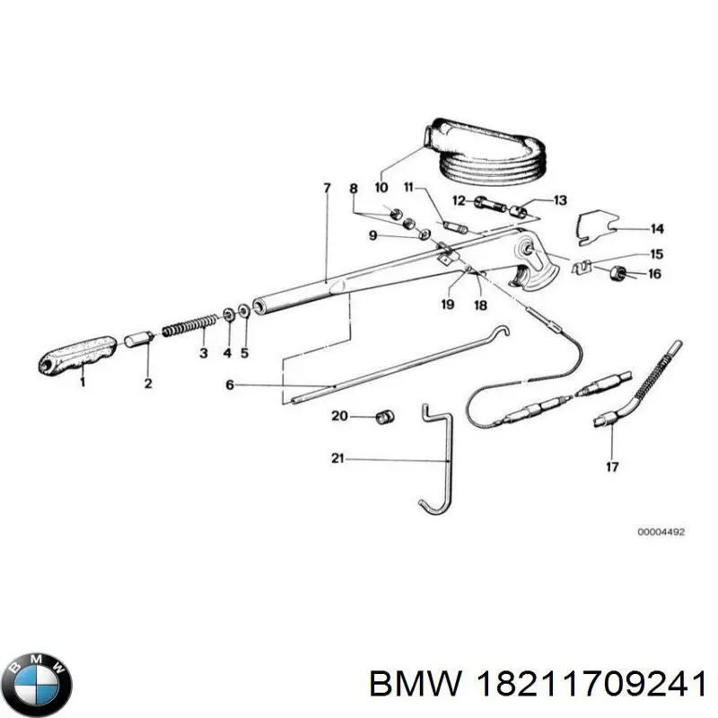Купити 18211709241 BMW Кронштейн бампера переднього