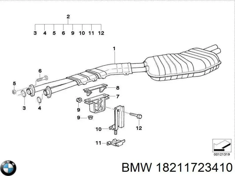 Купити 18211723410 BMW 