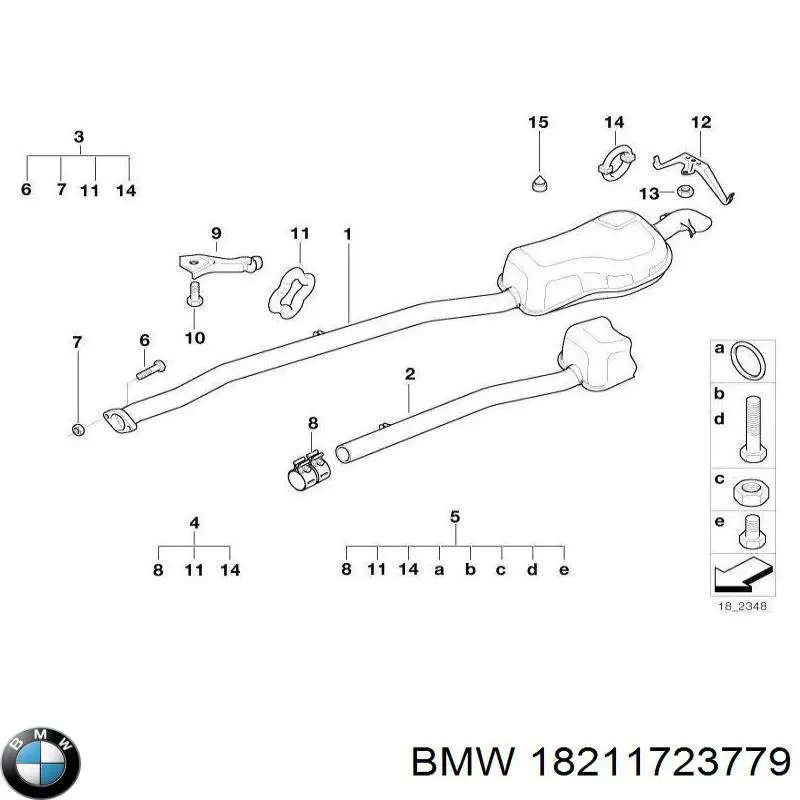 BMW 18211723779 ціна, від 18.65 USD