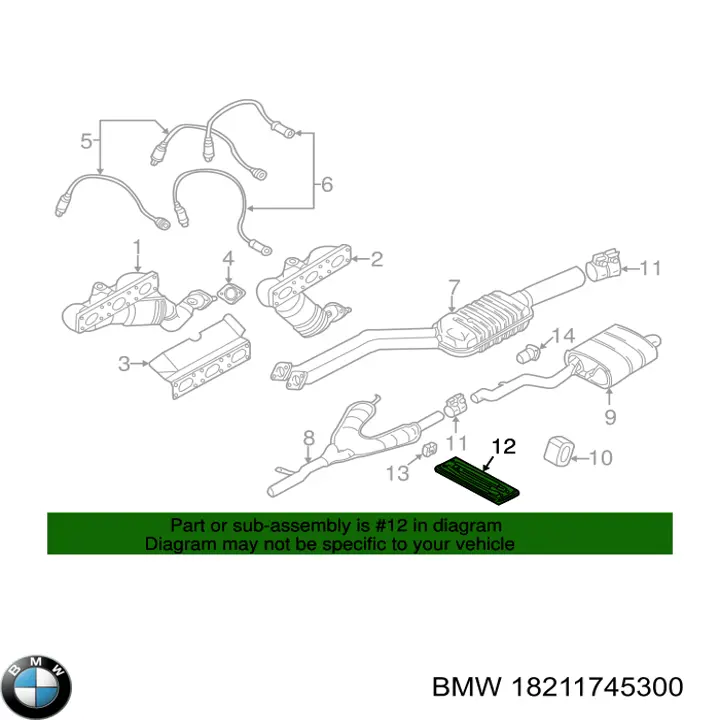 Купити 18211745300 BMW 
