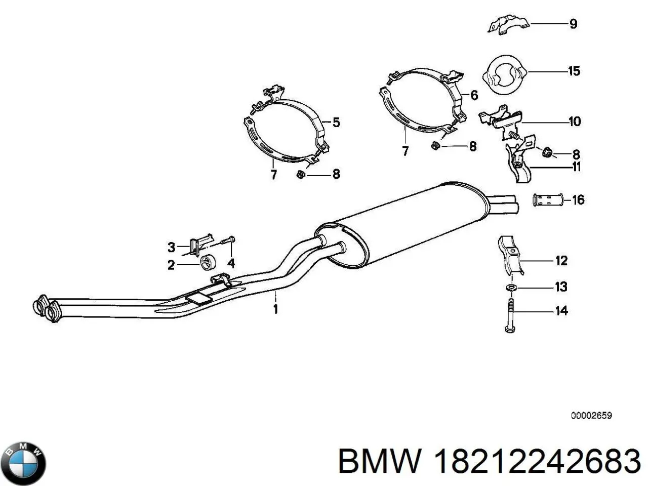  BMW 18212242683 ціна, від 5.33 USD