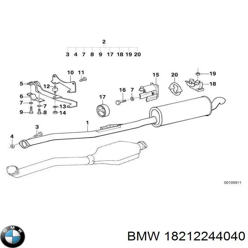 18212244040 BMW 