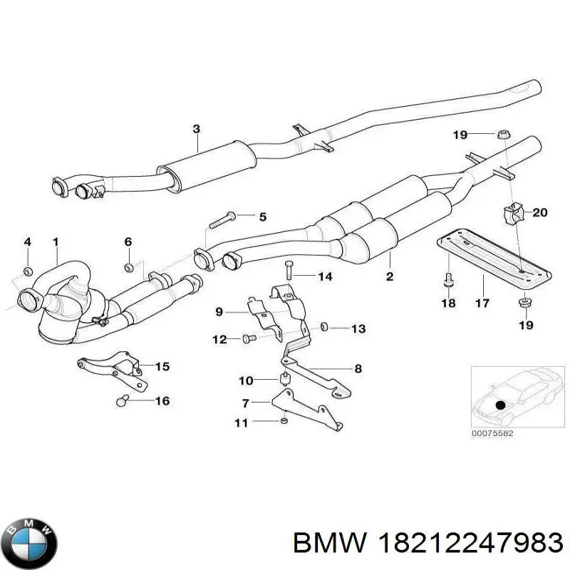 Купити 18212247983 BMW 
