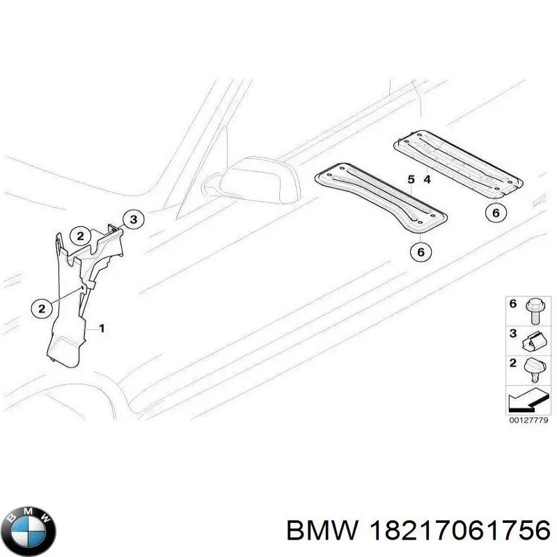  BMW 18217061756 ціна, від 15.20 USD