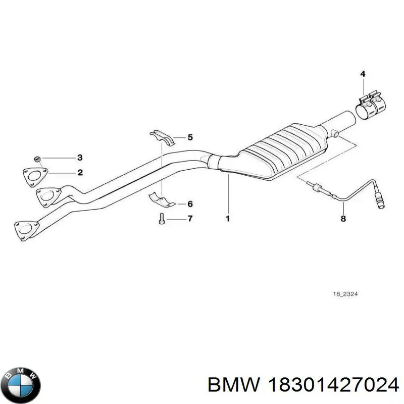  BMW 18301427024 ціна, від 1580.26 USD