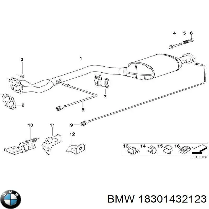  BMW 18301432123 ціна, від 186.58 USD
